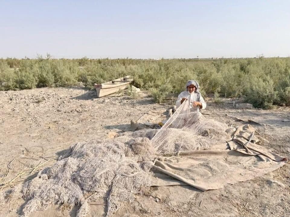 صورة من مقال: بالصور: الجفاف يضرب 80% من هور الحمّار الغربي في الجبايش وسط كارثة بيئية تهدد الحياة